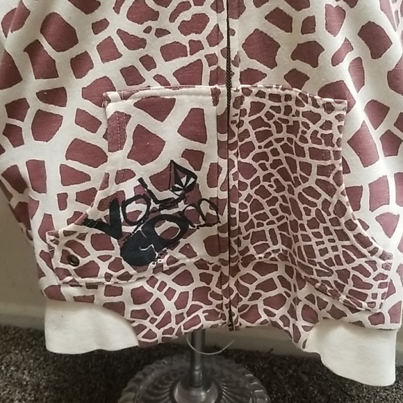 VTG Volcom Giraffe hoodie jacket Medium - Picture 3 of 13